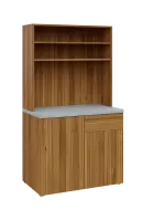 KUCH - ERGO 0 kuchyňka otevřená (lednice), 1800x1000x600 mm, ořech světlý